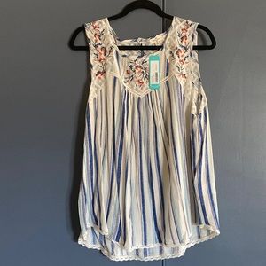 Mason & Belle Tempesta Lace Detail Tank